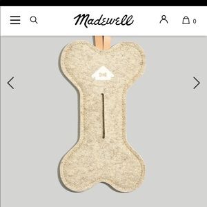 Madewell House Dogge Wool Pooch Pouch doggie bag dispenser